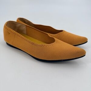 VIVAIA Sunflower Pointed-Toe Ballet Flats Aria Size 38.5